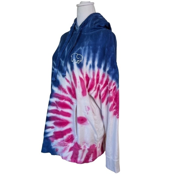 Ivory Ella Heritage Midnight Burst Tie Dye OVERSIZED Hoodie Size Small - Picture 2 of 15